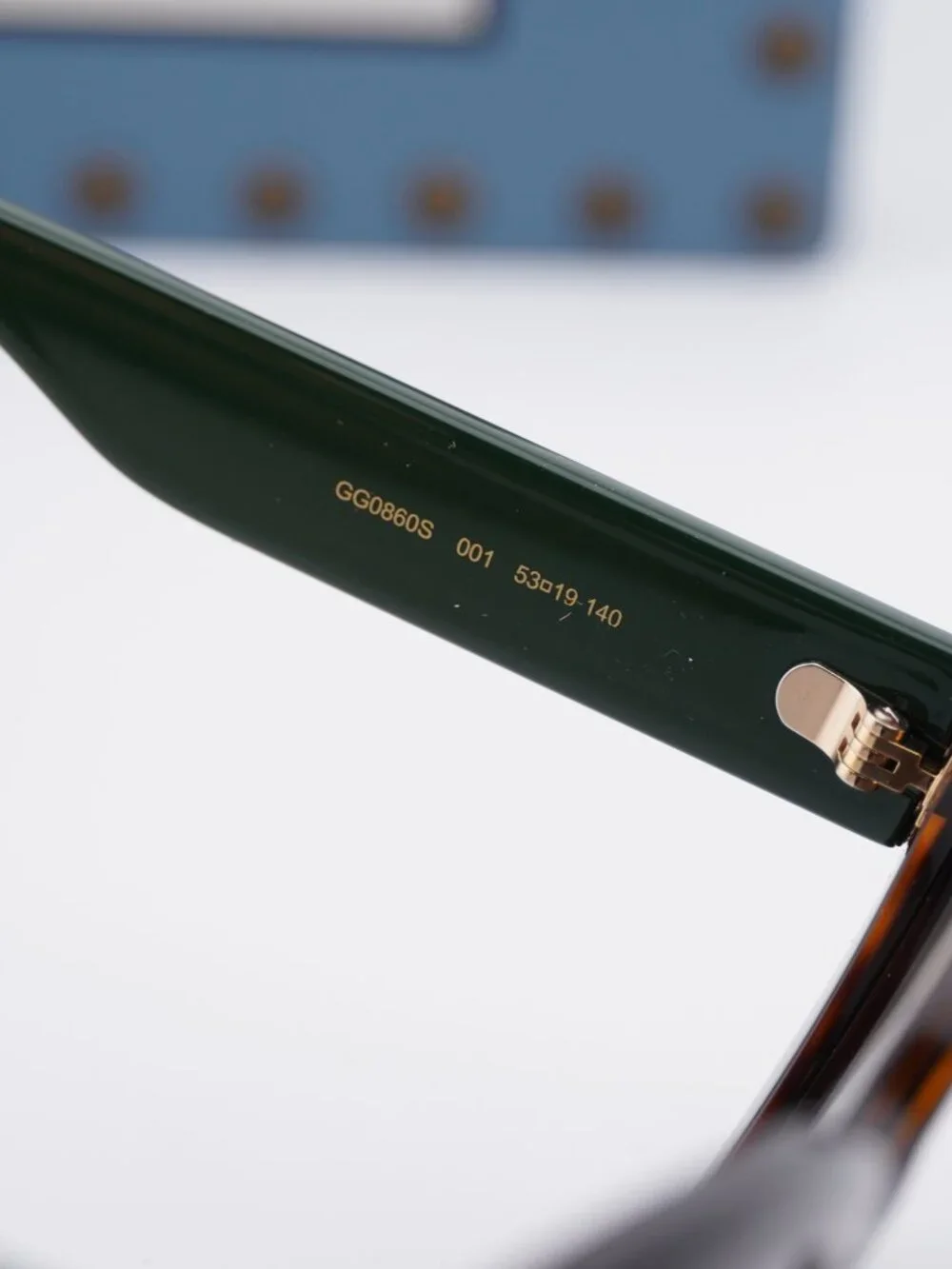 Gucci GG0860S 001 Square Sunglasses - Havana\Brown Gradient